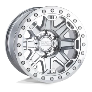 Black Rhino – RIFT BEADLOCK – Silver – 17″x8.5″ -30mm – Summer Wheels – 1785RFT-06140S12